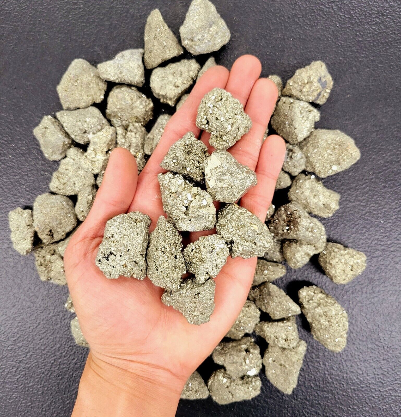 Raw Pyrite Crystals - Medium Chunks 1\