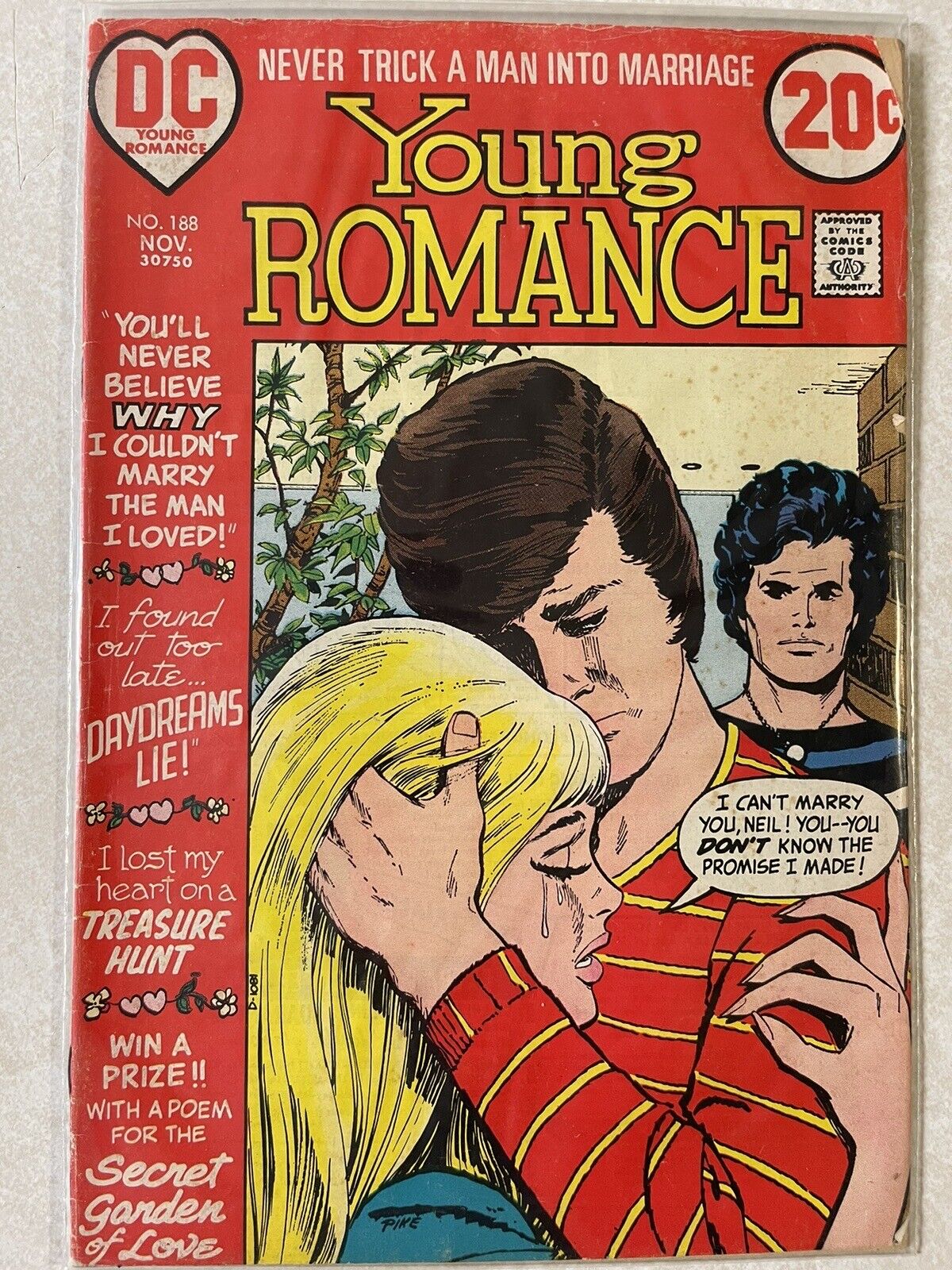 Young Romance #188 DC Comics 1972 Jay Scott Pike