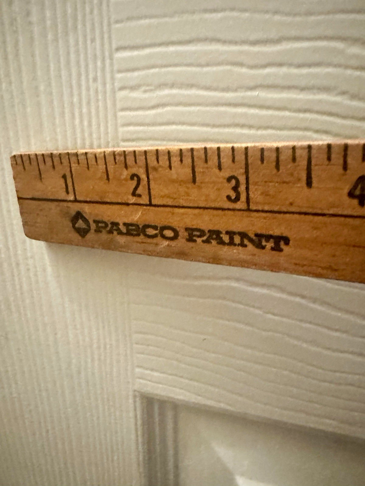 Pabco Paint Vintage Original Advertising Wooden Yardstick Ruler HOLLYWOOD CALIF.