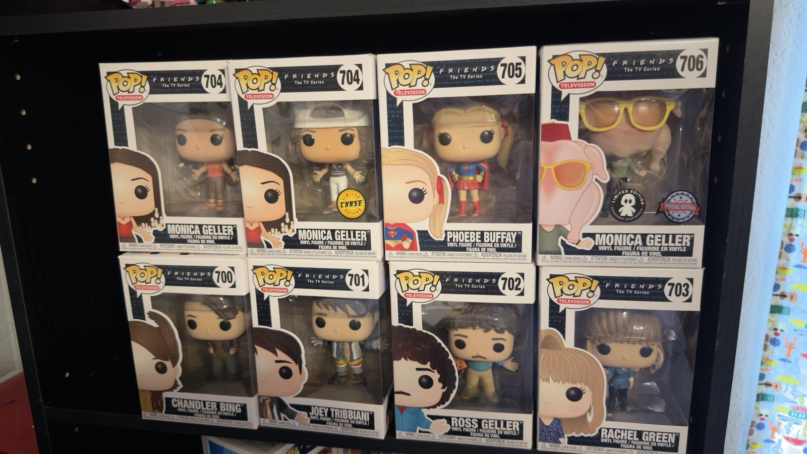 Funko Pop Television Friends Vinyl Figure Lot #700-706 Chase Special Edition
