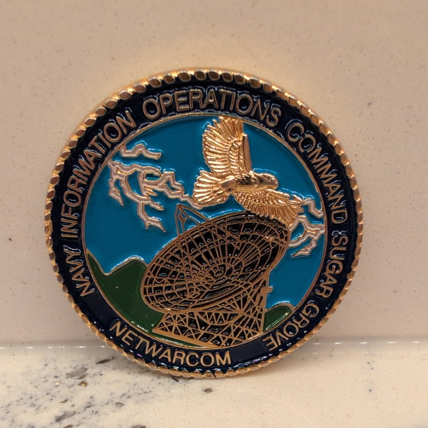 Navy Information Operations Command Sugar Grove Netwarcom Challenge Coin Navy Information Operations Command Sugar Grove Netwarcom Challenge Coin