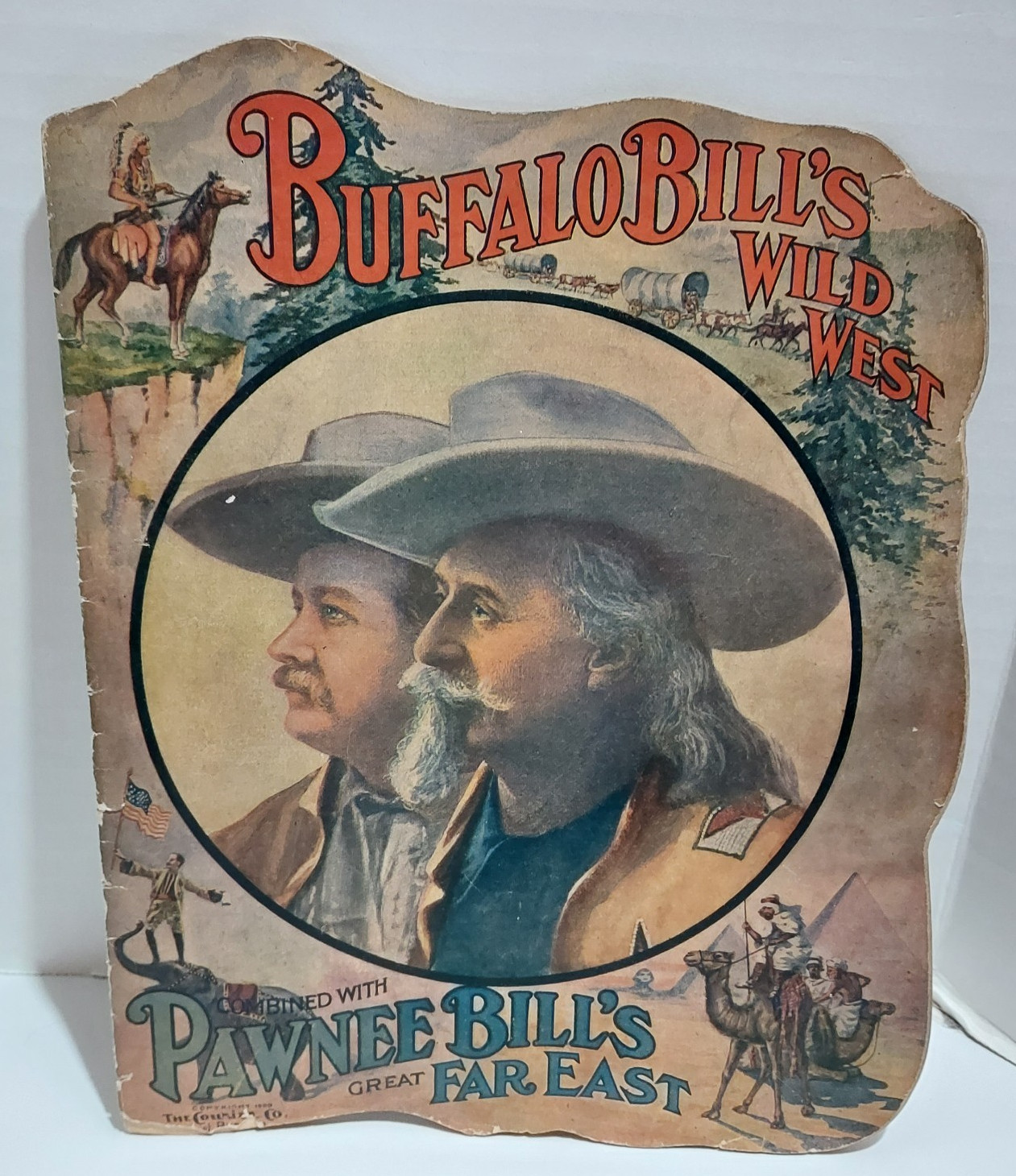 1909 Buffalo Bill's Pawnee Bill Wild West Far East Show Program