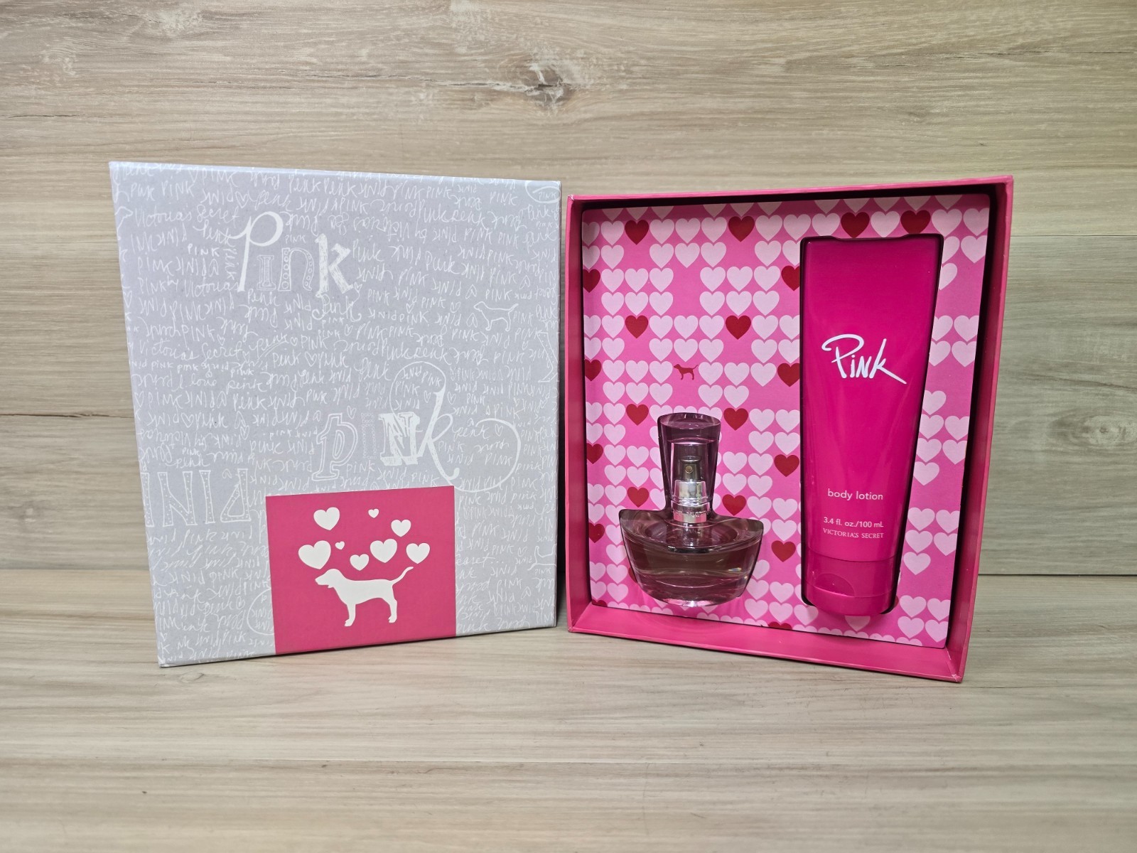 Victorias Secret Pink True Love Discontinued Box Set with Perfume & Body Lotion
