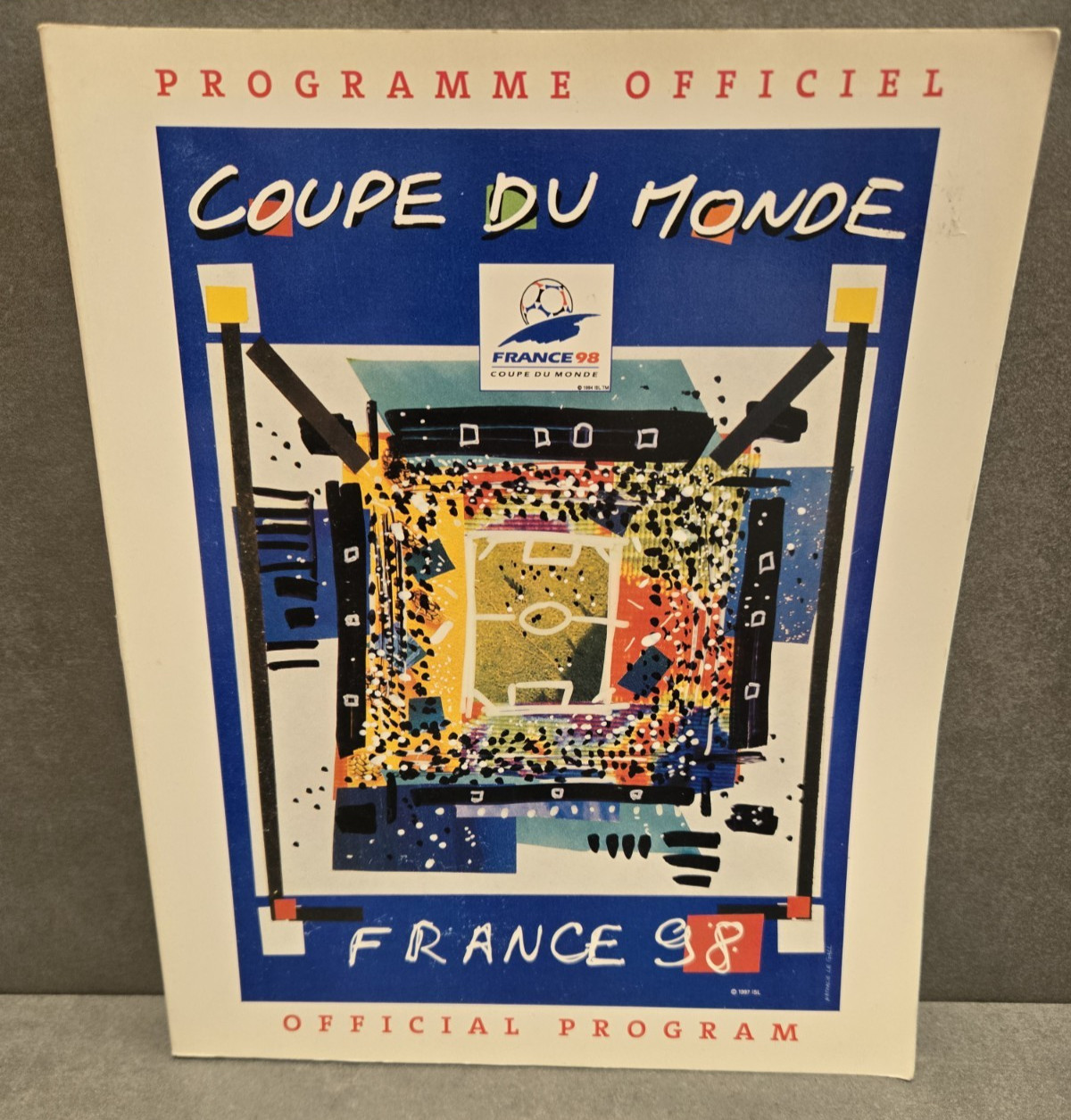 1998 World Cup France Official Program Souvenir Coupe Du Monde