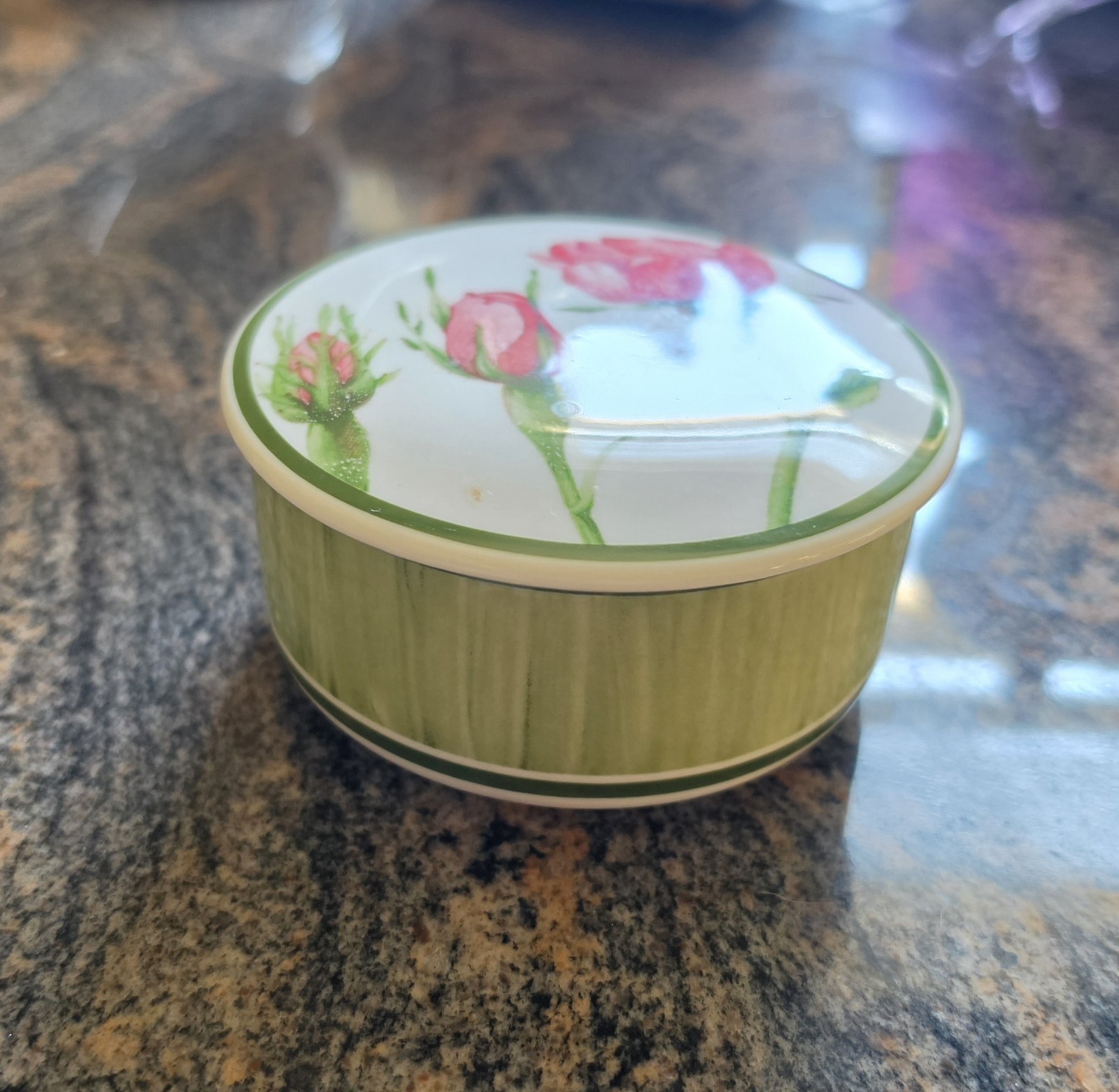 Villeroy And Boch Flora Covered Trinket Box