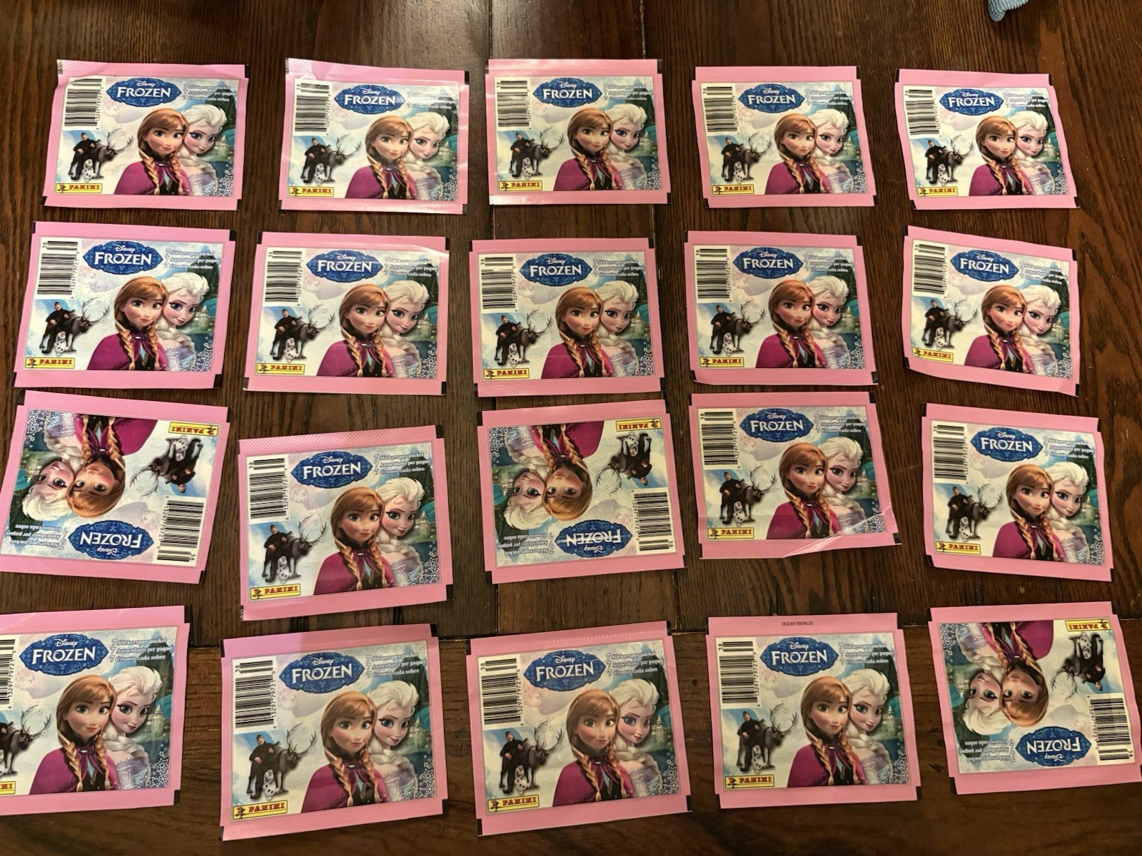 2 Panini Disney Frozen 2013 Sticker Book W/ 20 Unopened Packs Of Stickers NEW