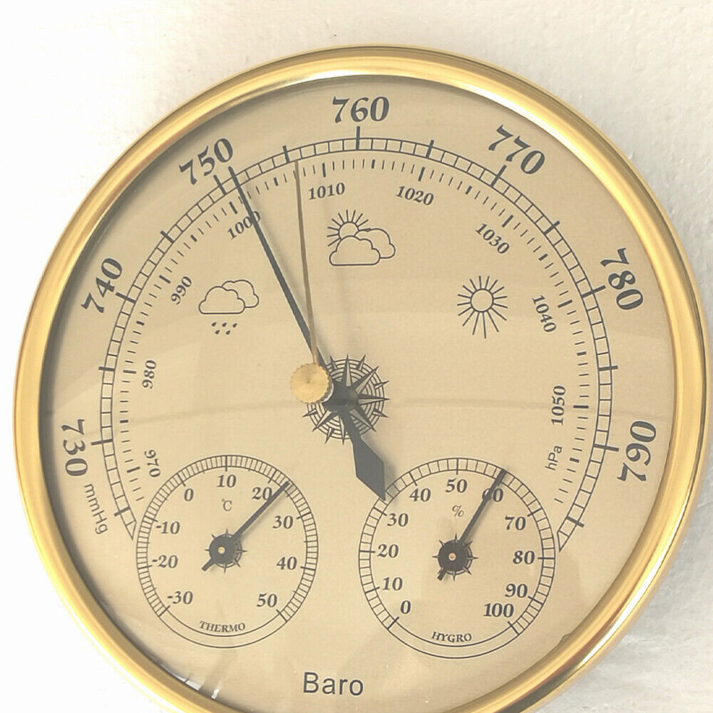 3-1 Barometer Thermometer Hygrometer Weather Station Air Pressure Humidity Meter