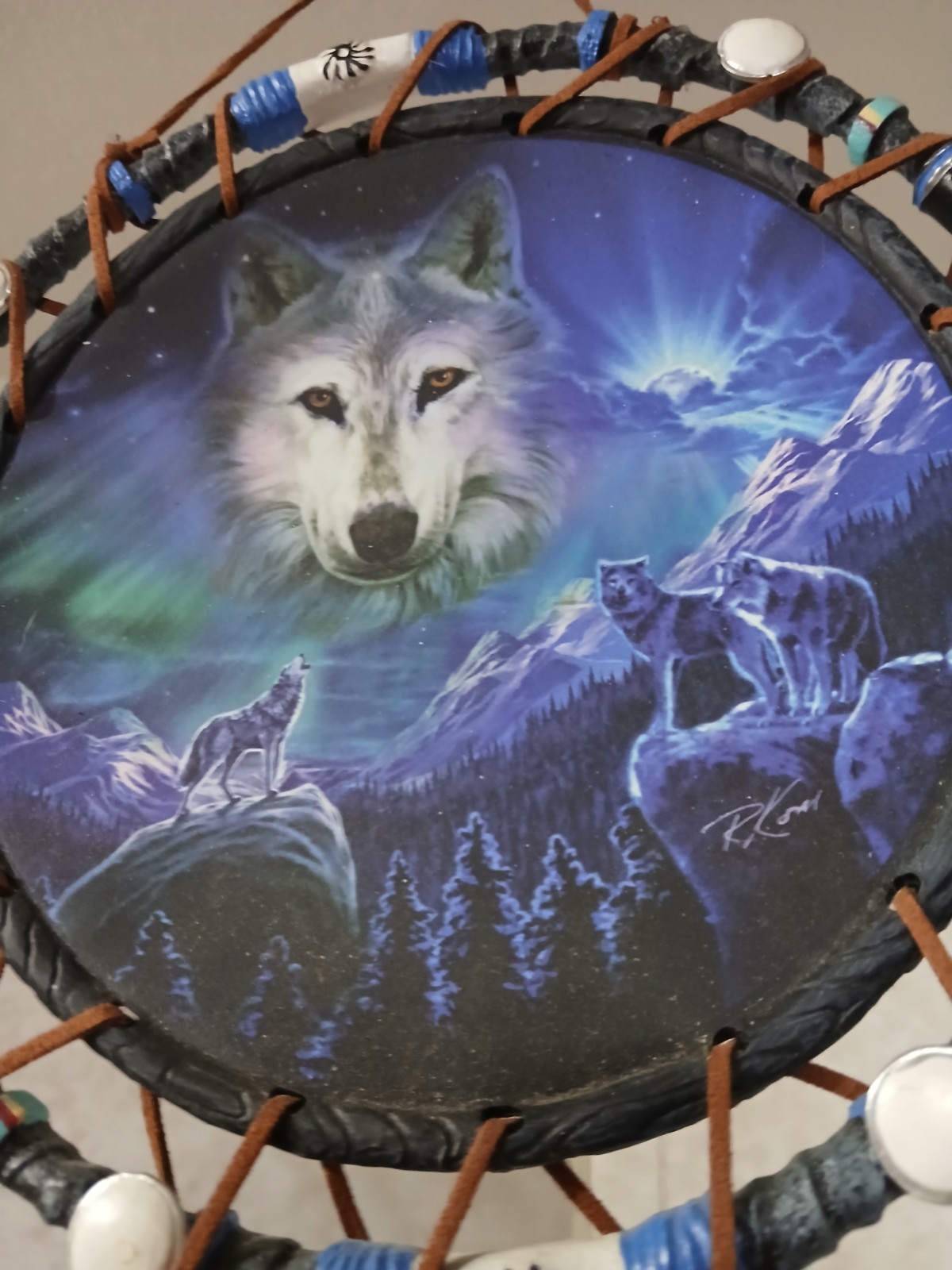 Bradford Exchange Sacred Spirit Dreamcatcher Nightfall Anthem by Robin Koni