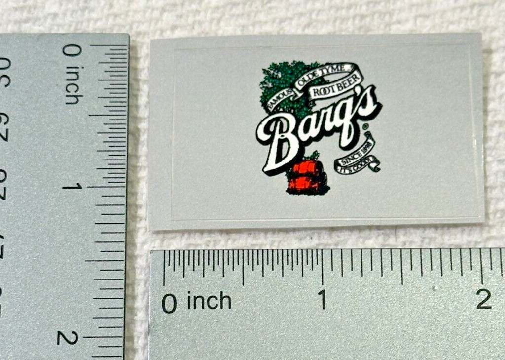 Barq's Root Beer, Soda Valve Sticker, Coke USA Heavy Duty Sticker Part# 24173-C