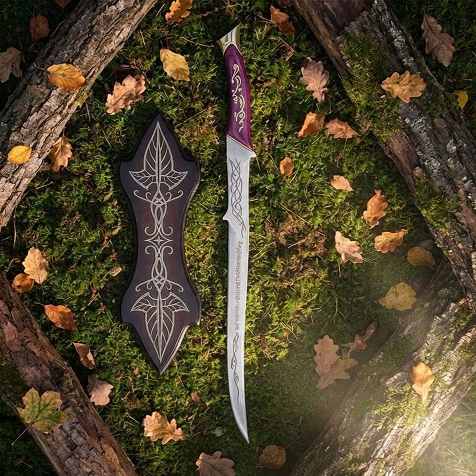 Hand Forged Hadhafang Sword of Arwen Evenstar Replica Stainless Steel 37 Inch