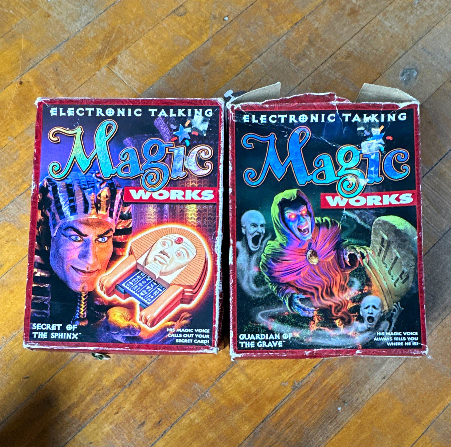 Electronic Talking Magic Works Magic Tricks: Secret of the Sphinx & Guardian