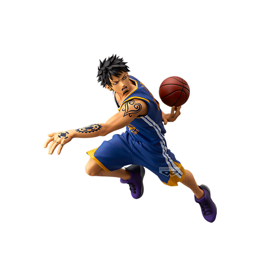 Bandai Banpresto One Piece x NBA Master Stars Piece Trafalgar Law Warriors