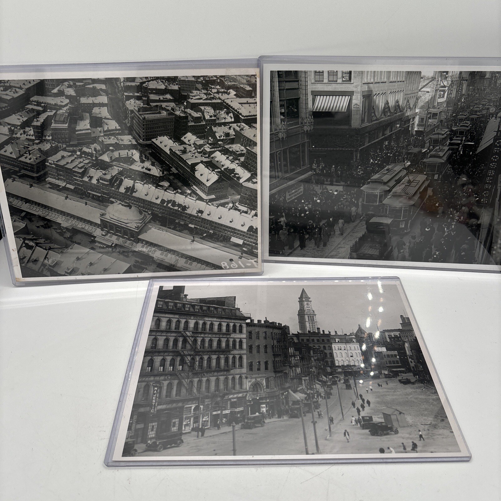 3 Boston MA 8x10 Photos Robert Stanley 1988 Collection Quincy Market +++