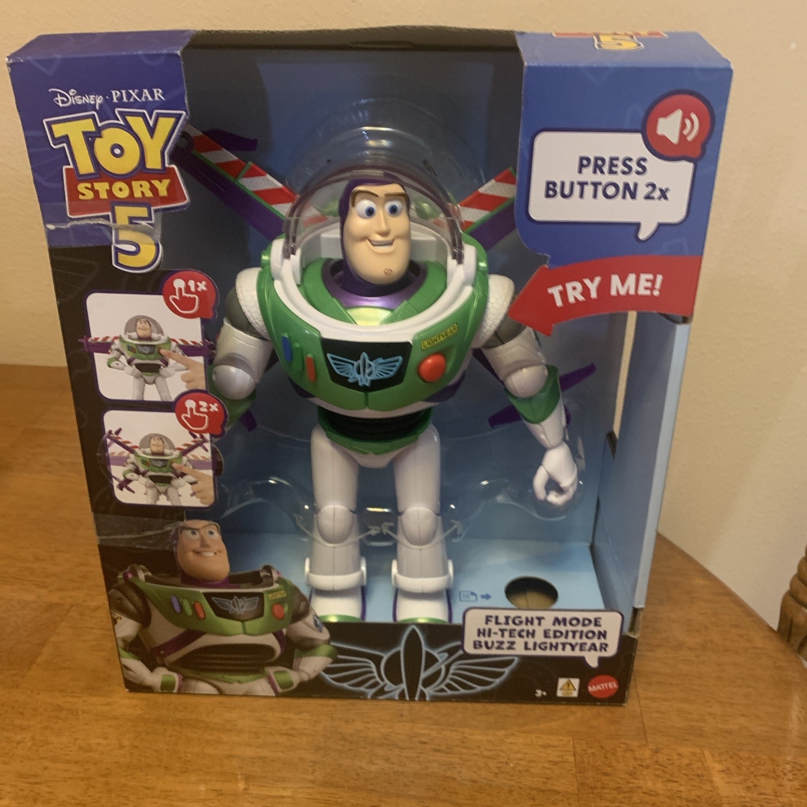 Mattel Disney Pixar Toy Story 5 Buzz Lightyear Flight Mode Hi-Tech Edition Mattel Disney Pixar Toy Story 5 Buzz Lightyear Flight Mode Hi-Tech Edition