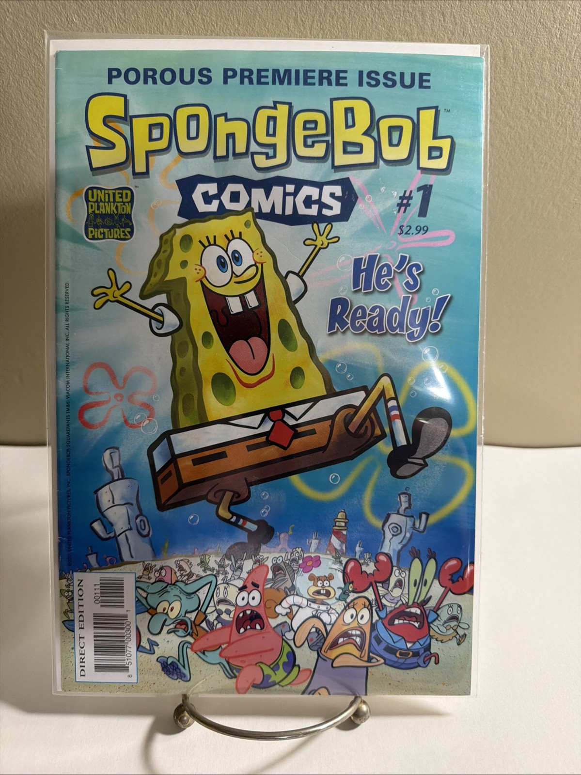 Spongebob Comics #1 2011 United Plankton Pictures 1st Print C8