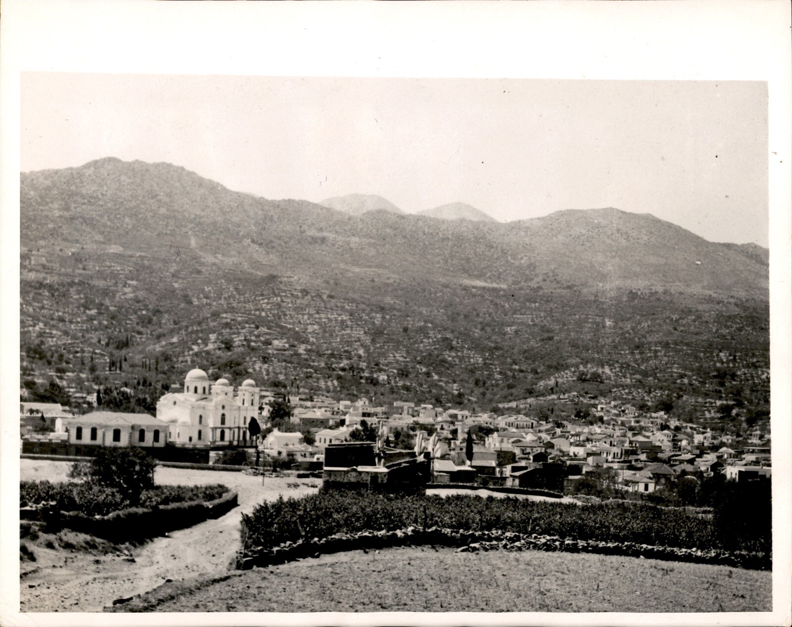 LD287 1940 Orig Photo GREEK ISLE REPORTEDLY OCCUPIED BY BRITISH Neapolis Crete