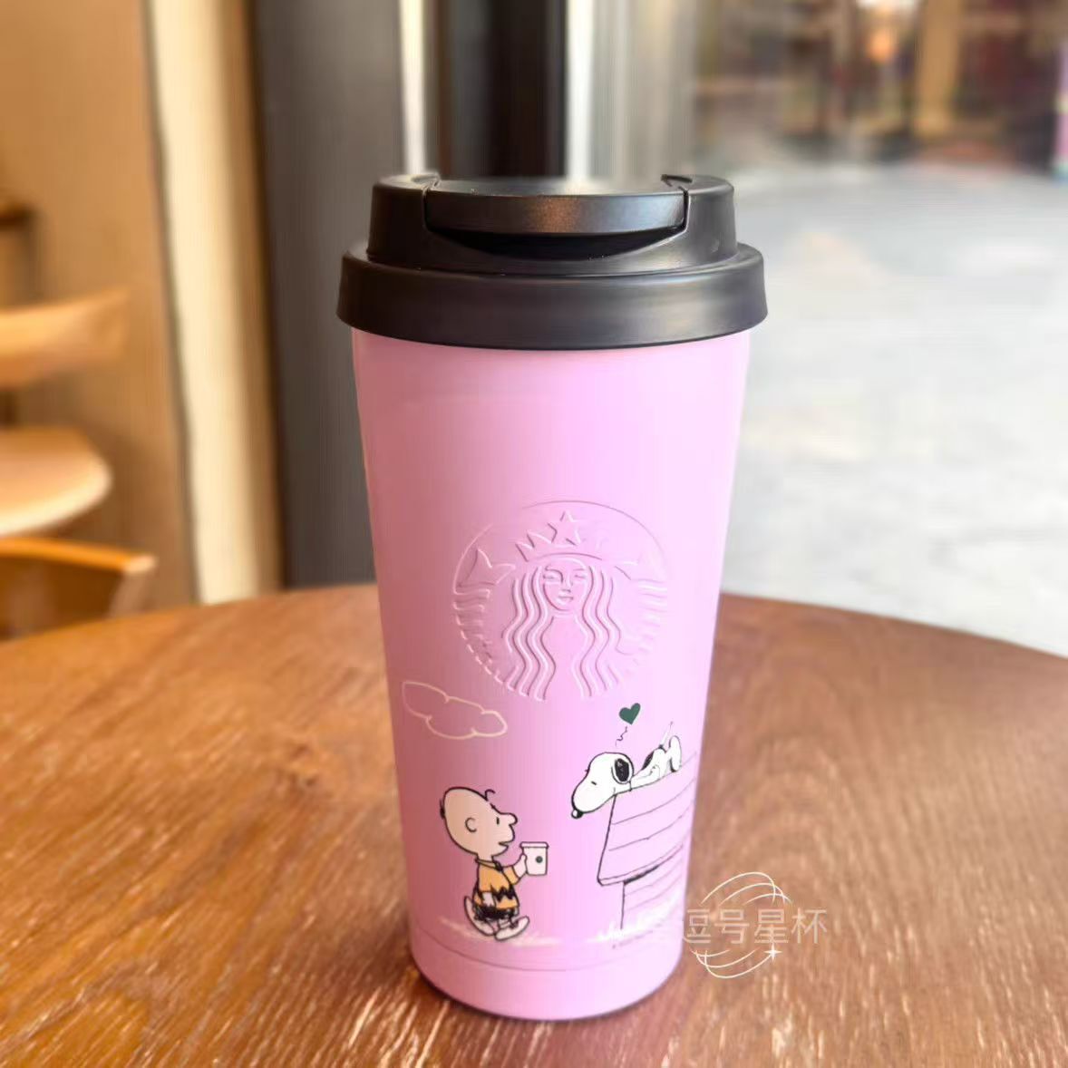 Adorable SNOOPY Cup Mug and Tumbler Bag Set from Starbucks China Brand New