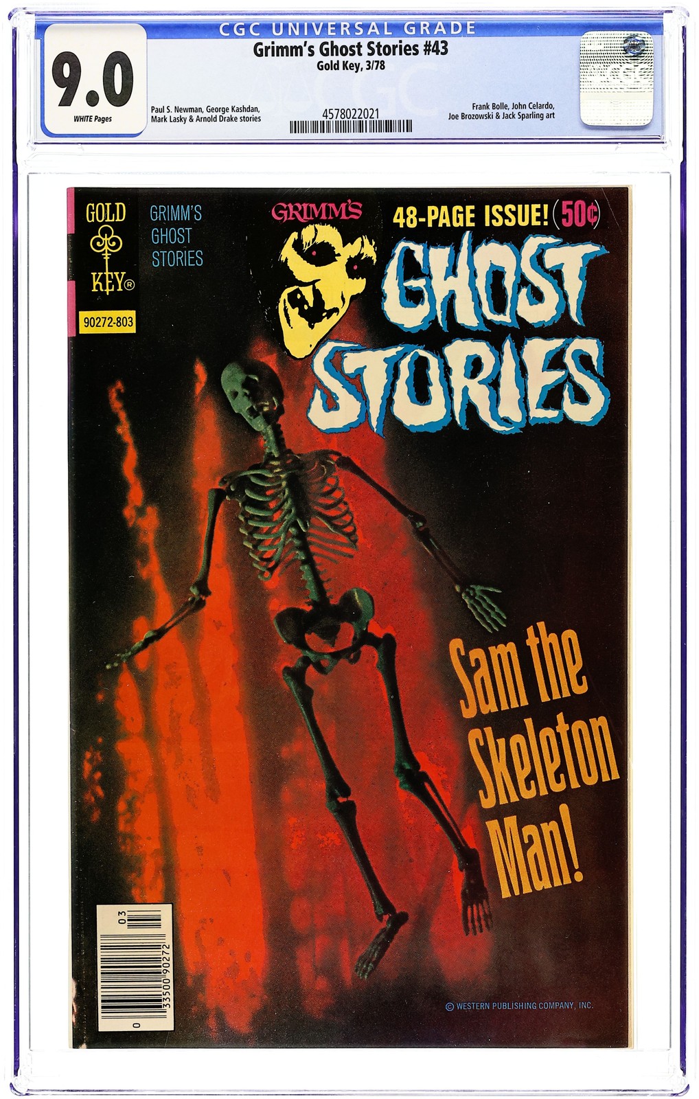 Grimm\'s Ghost Stories #43 CGC 9.0 1978 Gold Key 4578022021