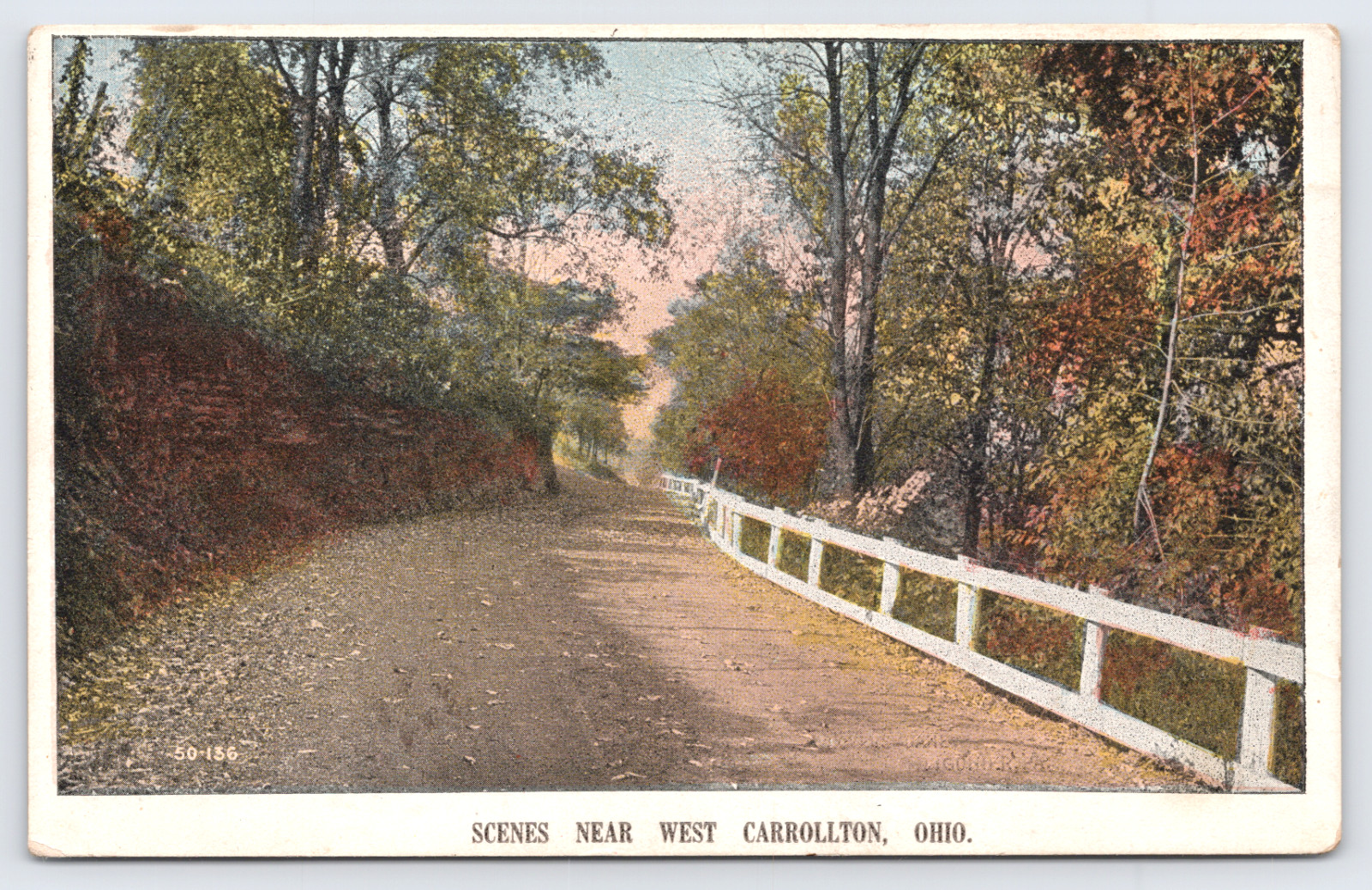 c1922 Scenes Near West Carrollton OH, Montgomery County Postcard 50-136