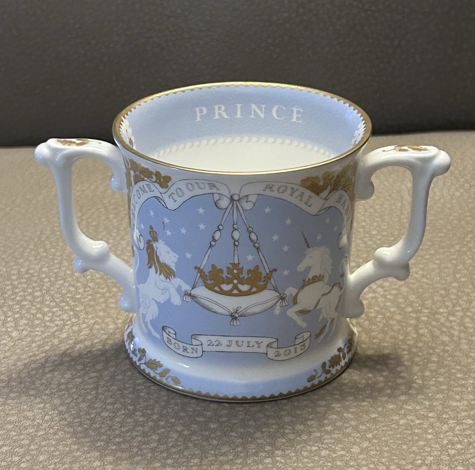 Royal Collection Prince George commemorative mug Bone china Made in England Royal Collection Prince George commemorative mug Bone china Made in England