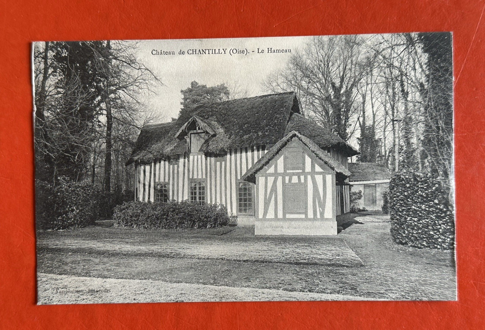 CHANTILLY FRANCE~1909 Antique Postcard~ LE HAMEAU