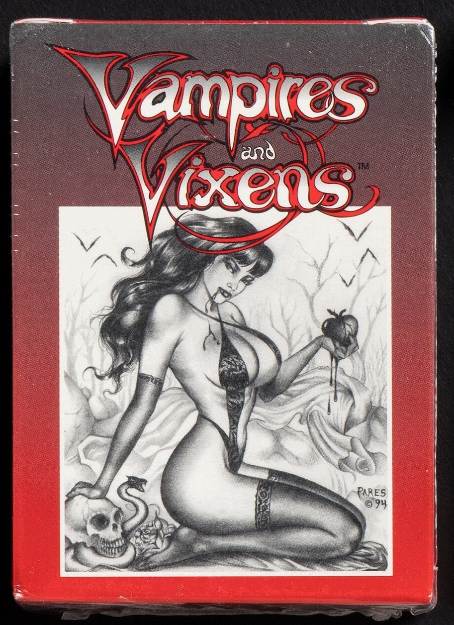 VAMPIRES and VIXENS Sealed Vintage Factory Card Set by Don Paresi Collectable
