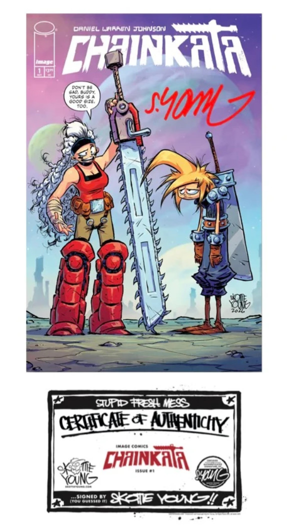 Chainkata #1 Skottie Young Signed Exclusive Variant Ltd 1000 Image 2026 PRESALE
