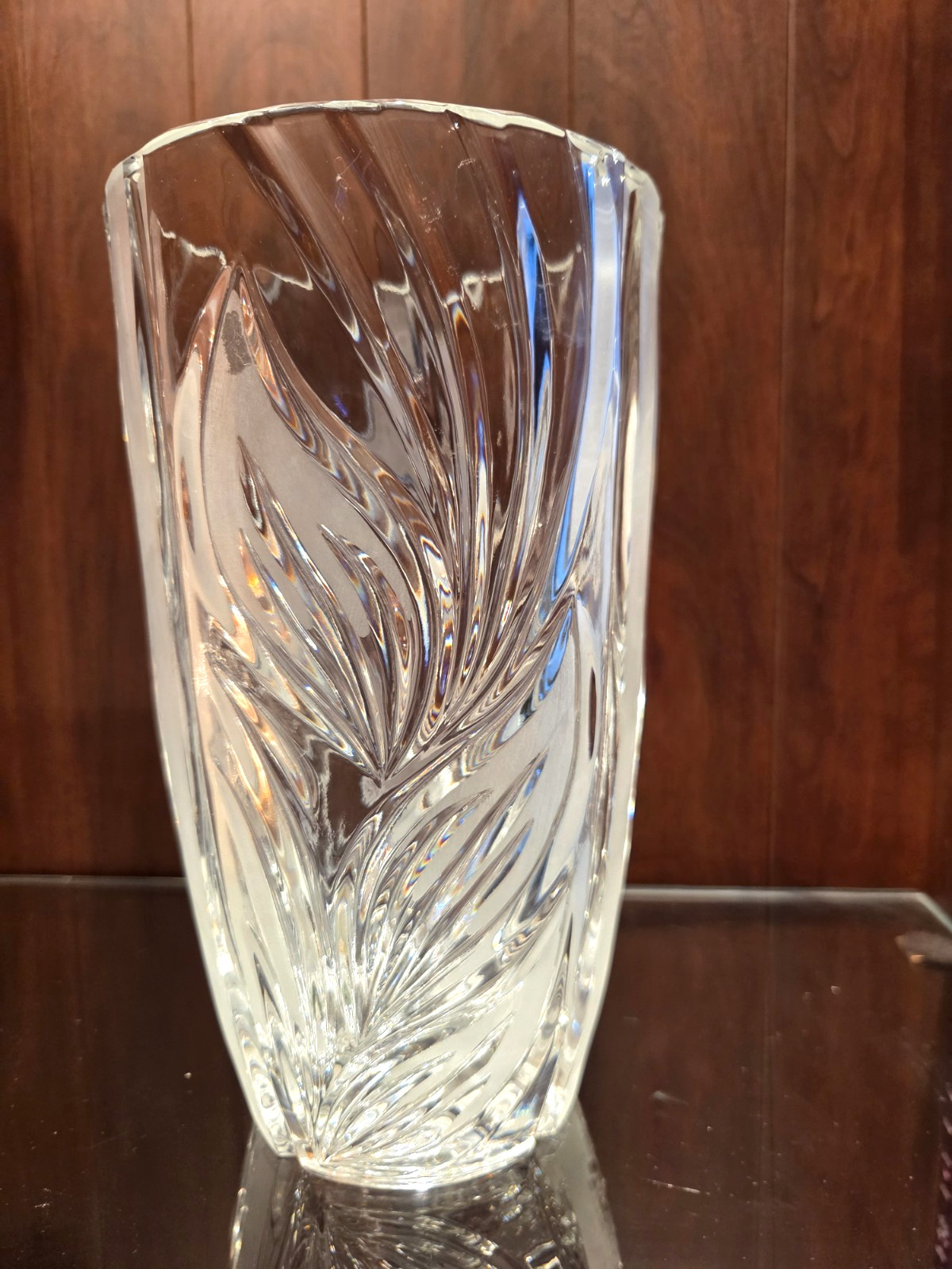 Vintage Lead Crystal Vase Imperlux?