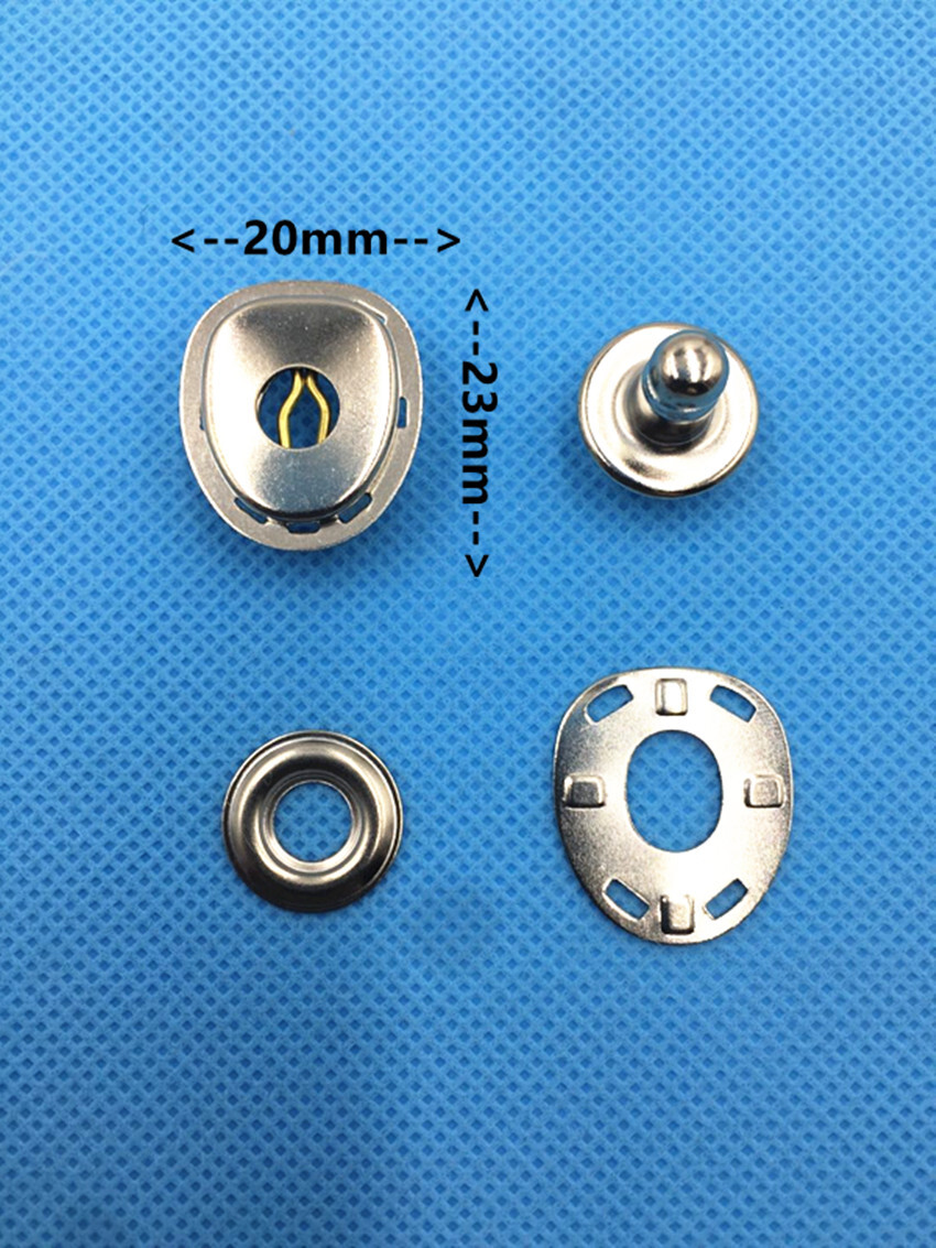 US lift the dot lift a dot fastener silver 1 Complete set Lot of 4pcs