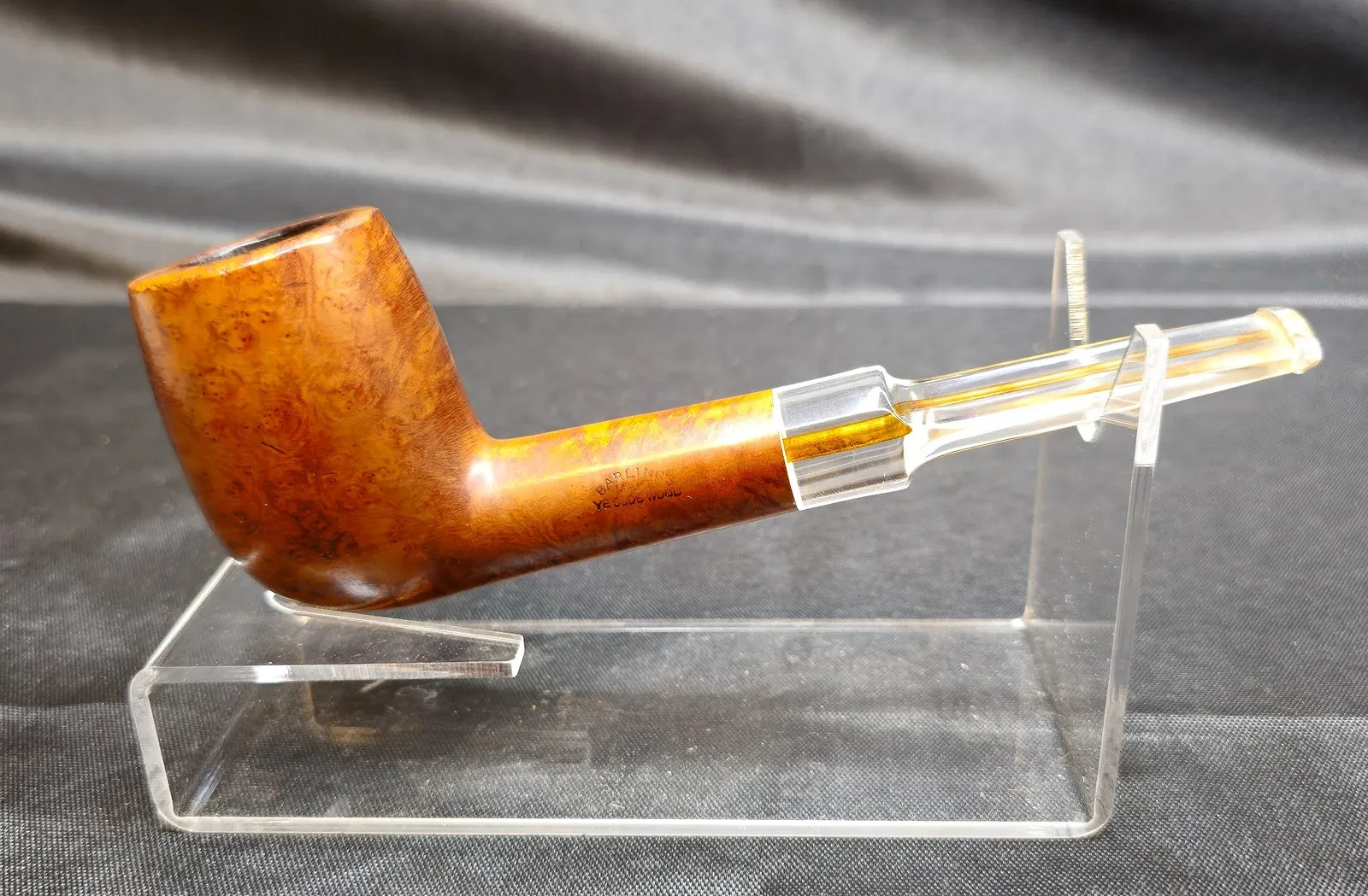 Barling’s Make Ye Olde Wood Billiard Estate Pipe Made In England GOOD Make Offer