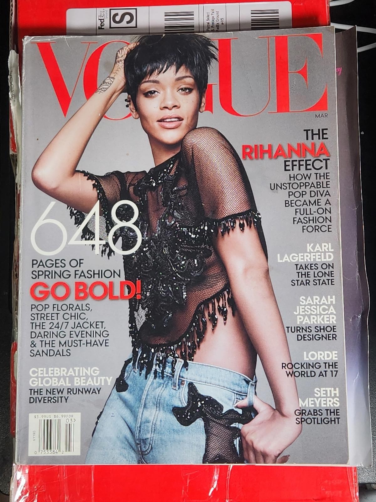 Vogue Magazine March Issue Featuring Rihanna - Fashion Icon Edition Vogue Magazine March Issue Featuring Rihanna - Fashion Icon Edition