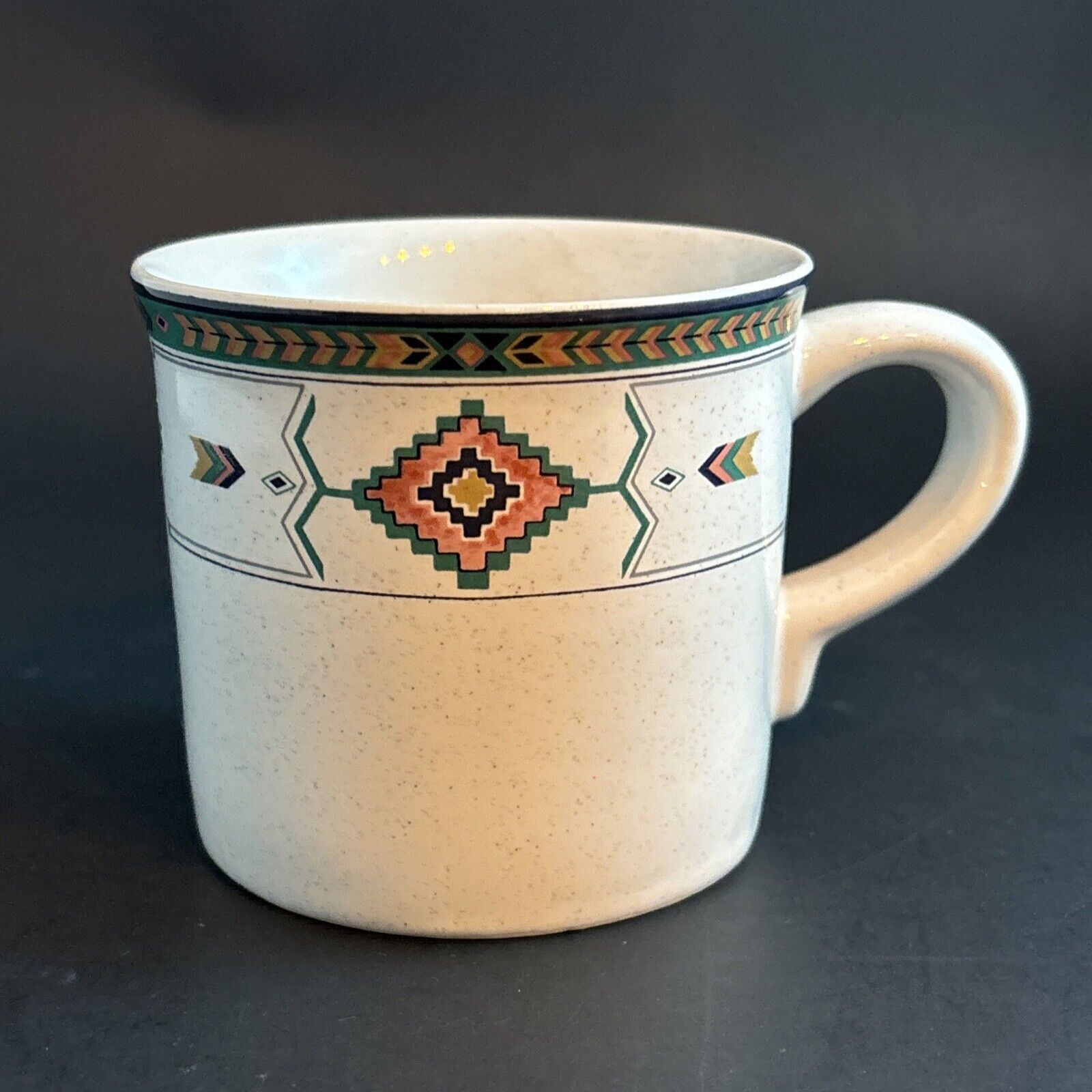 Studio Nova Adirondack Y2201 Cup Mug Native American Western Print Boho