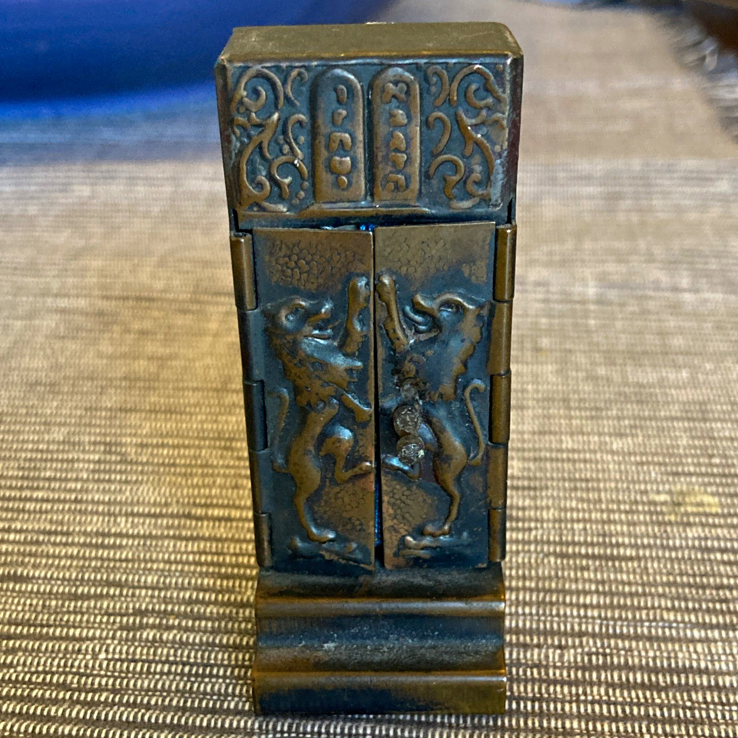 vintage 1958 commemorative ￼ miniature Torra arc with scroll intact. MCM