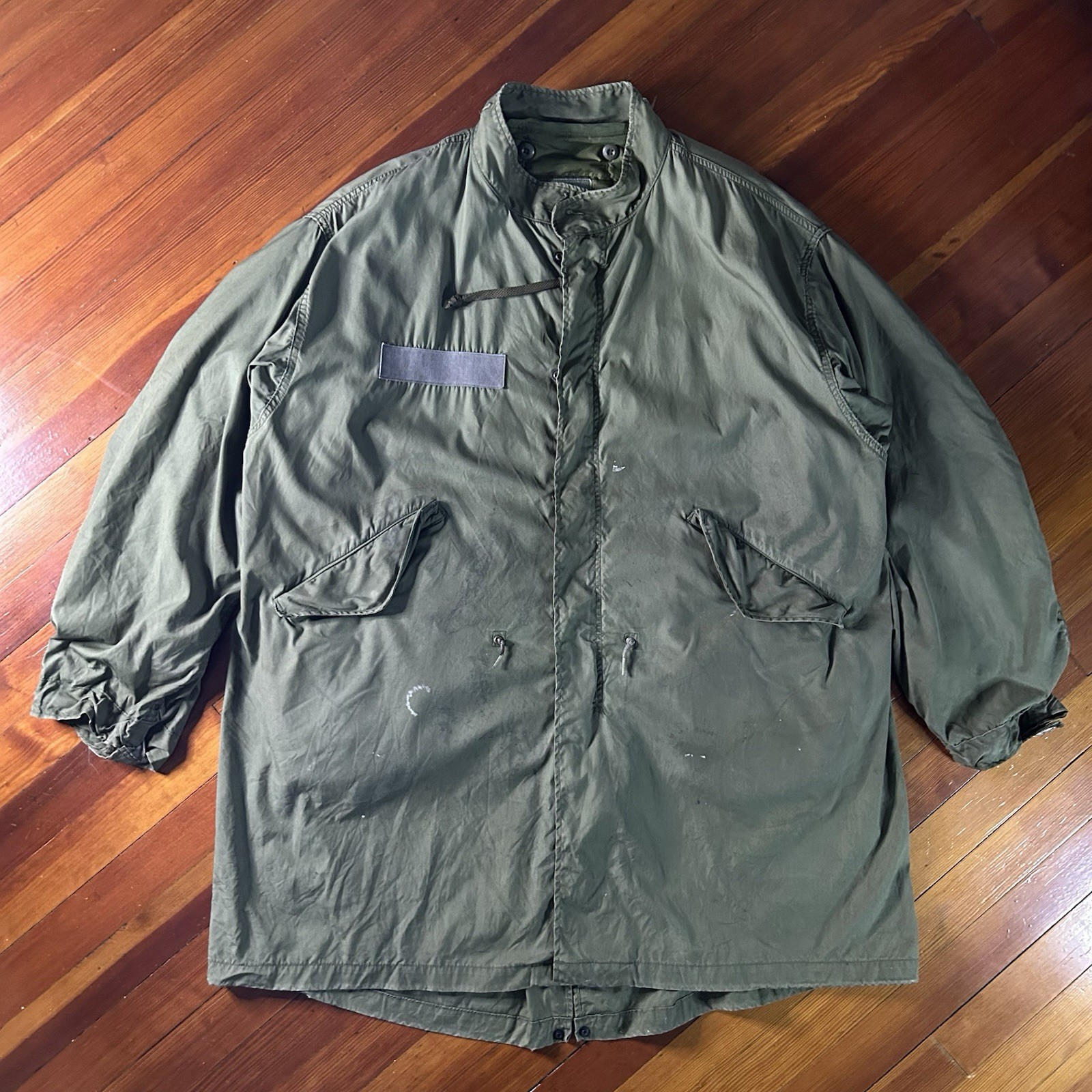 Vtg 1983 US Army M65 Fishtail Parka Cold Weather Military 