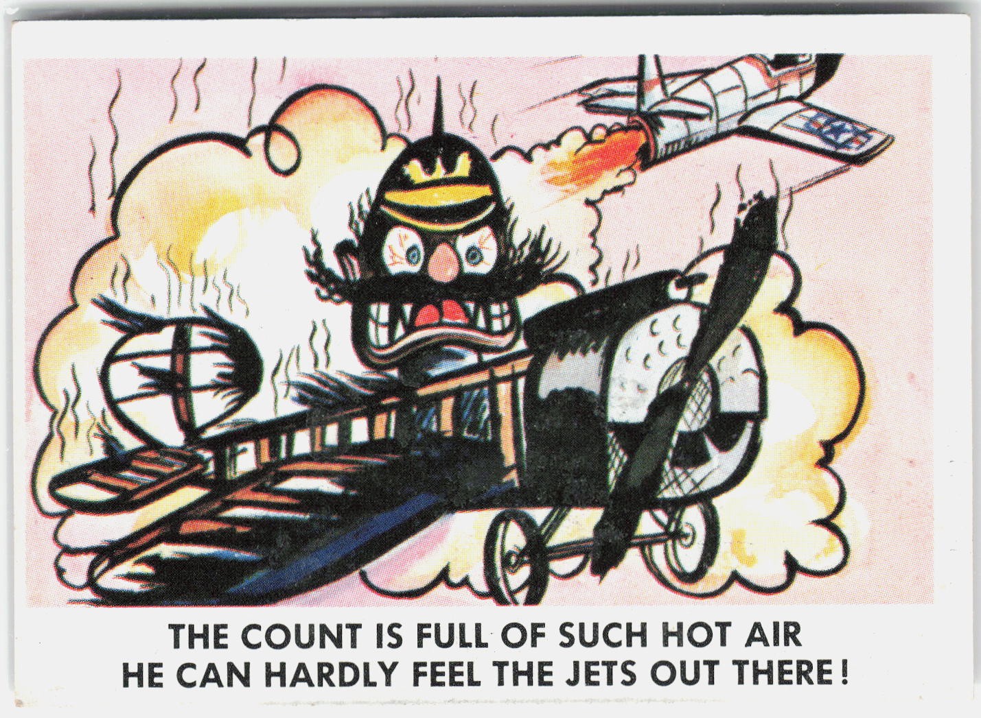1965 Fleer Weird-Ohs #37 The Count is Full of Such Hot Air