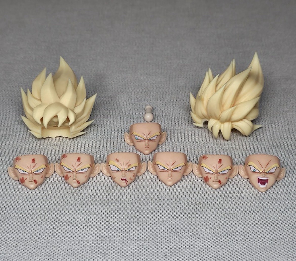 🇺🇸US SELLER- SH Figuarts Dragon Ball Z GM Studio Goku Super Saiyan Head-sculpt
