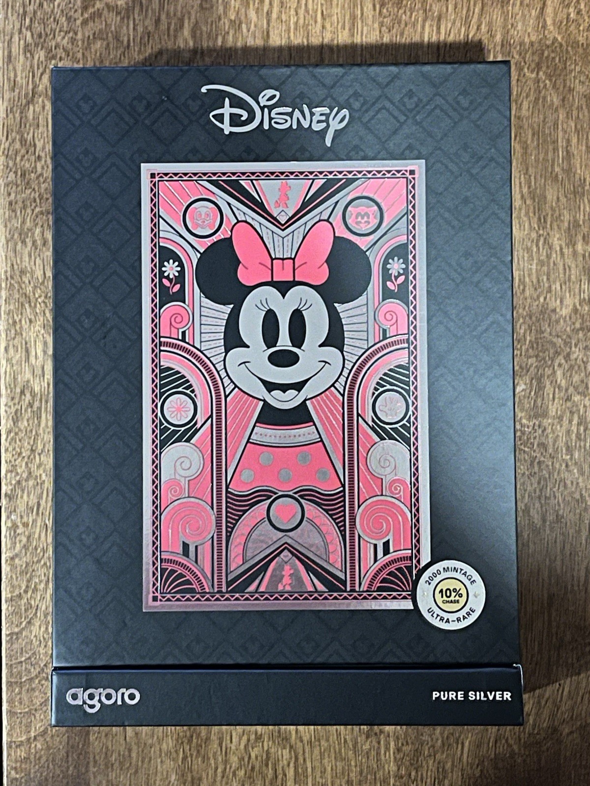 Agoro 5g Silver Minnie Mouse Art Deco Blind Box- 💥Sealed💥