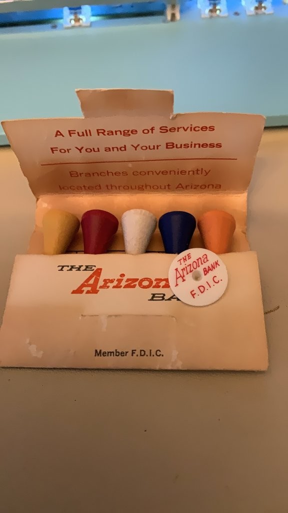 The Arizona Bank Vintage Advertising Pen Set in Original Display