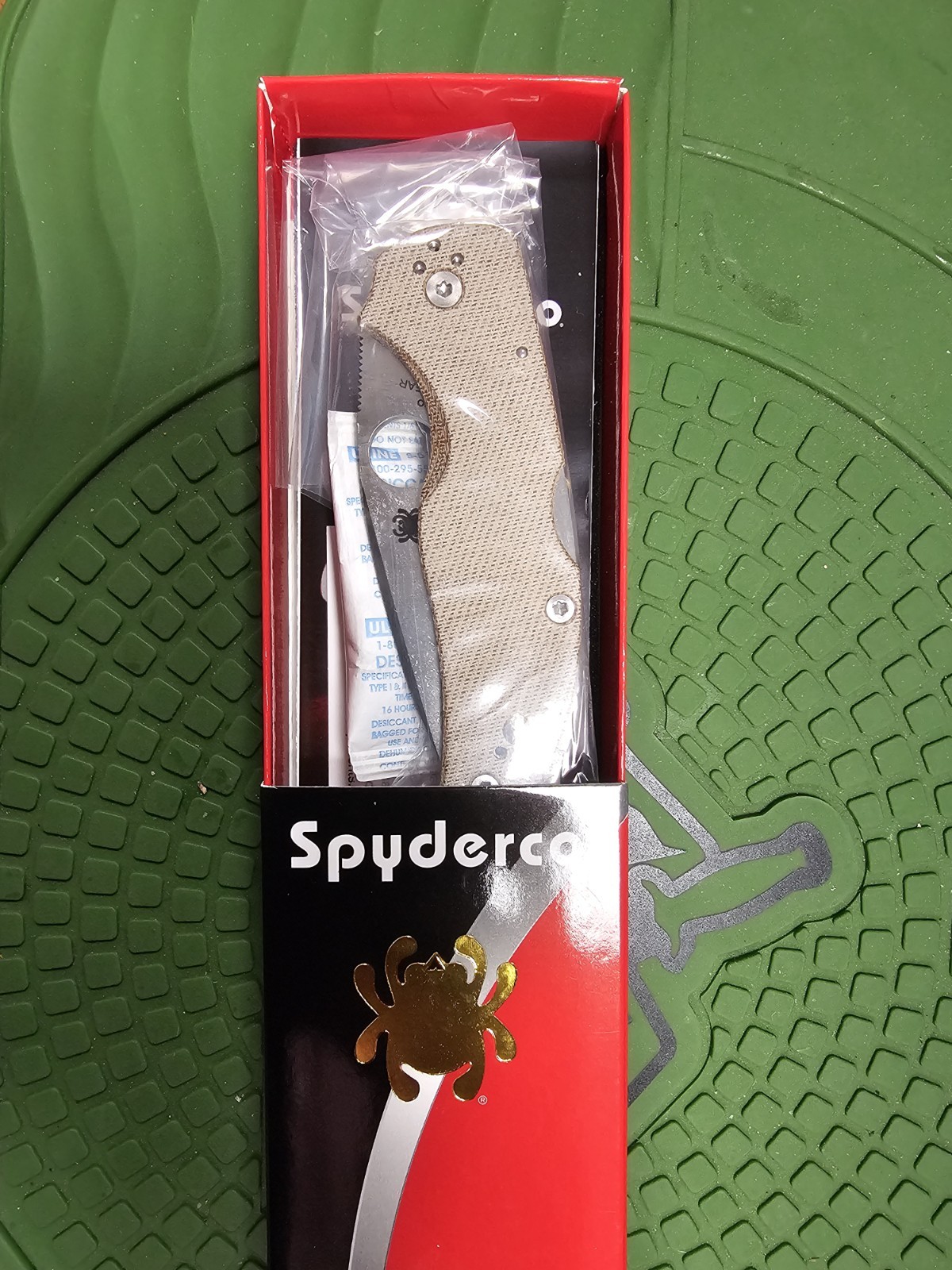 Spyderco Native 5 CPM-CruWear Satin Blade Brown Micarta Handles C41MPCW5