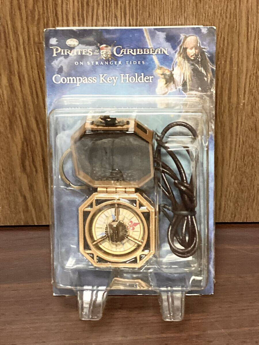 Pirates of the Caribbean Disney Replica Compass Keychain Unused Jack Sparrow
