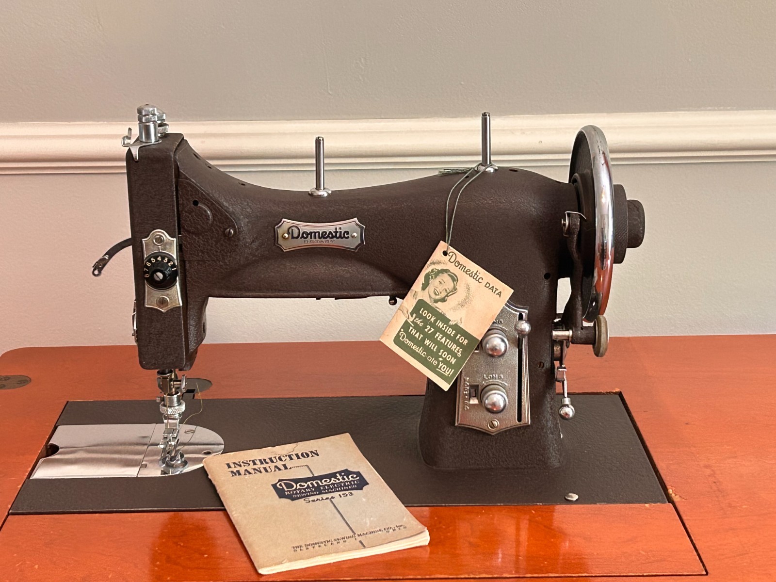 Vintage Domestic Rotary Electric Sewing Machine Series 153 Vintage Domestic Rotary Electric Sewing Machine Series 153