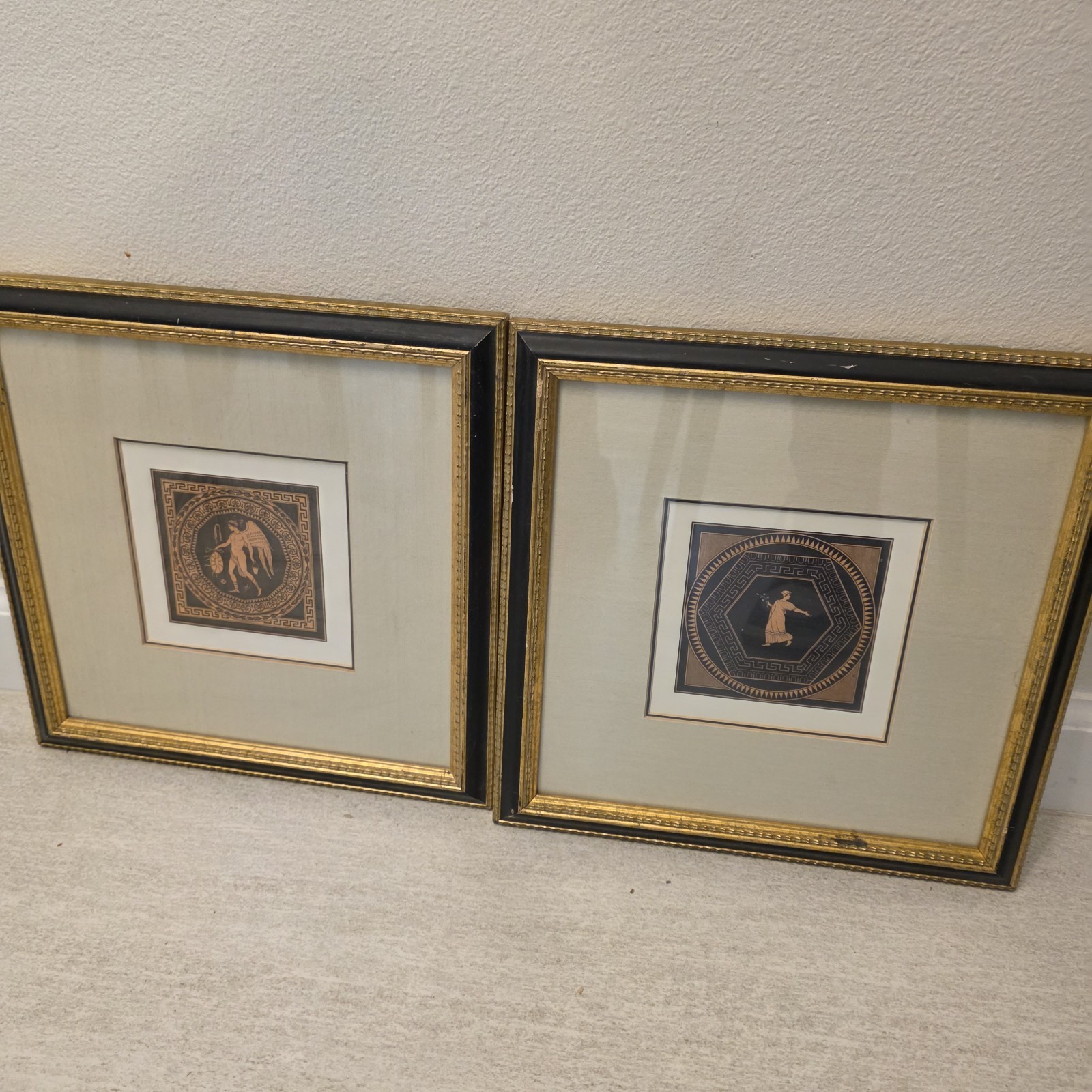 neoclassical framed prints reproducing the famous ancient Greek (Vintage Frames)