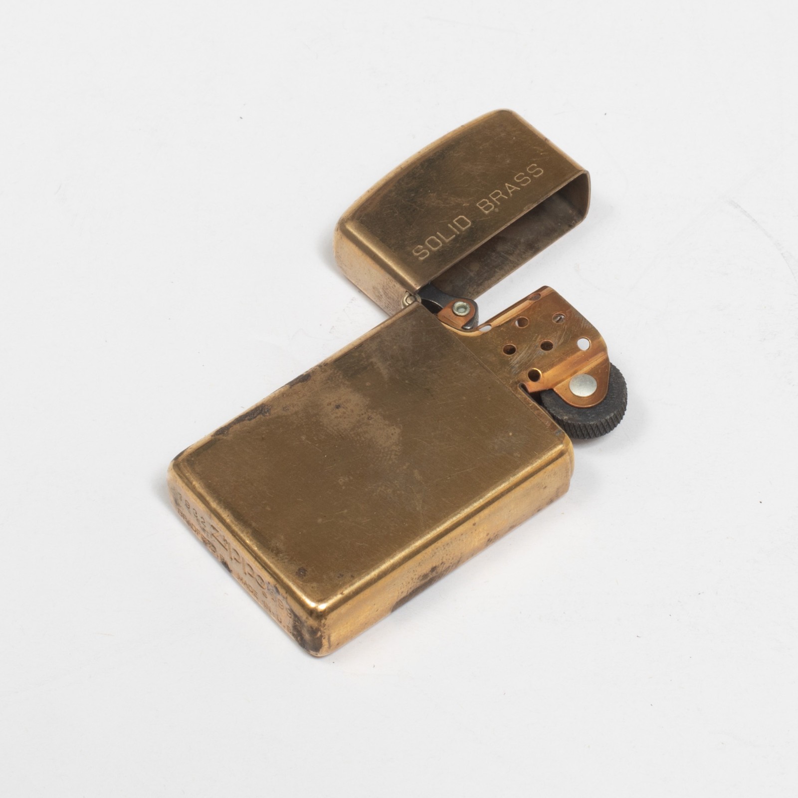 Vintage 1932-1992 Zippo 60th Anniversary Lighter Solid Brass Commemorative USA Vintage 1932-1992 Zippo 60th Anniversary Lighter Solid Brass Commemorative USA