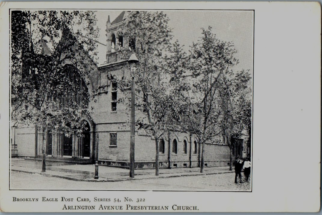 Vintage Postcard 1901-1907 Arlington Ave Presbyterian Church, Brooklyn, New York Vintage Postcard 1901-1907 Arlington Ave Presbyterian Church, Brooklyn, New York