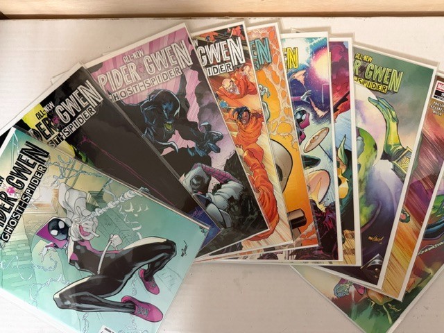 ALL NEW SPIDER-GWEN GHOST SPIDER (2025-26 Marvel) #1-10 NM Full Run Lot 2 3 4 5