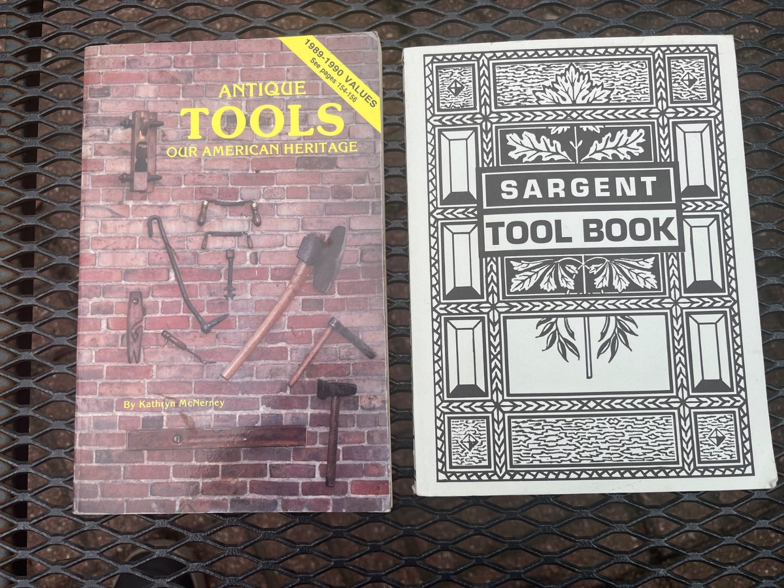 Reprint of 1911 SARGENT TOOL BOOK  Catalog and 1989 Antique American Tools