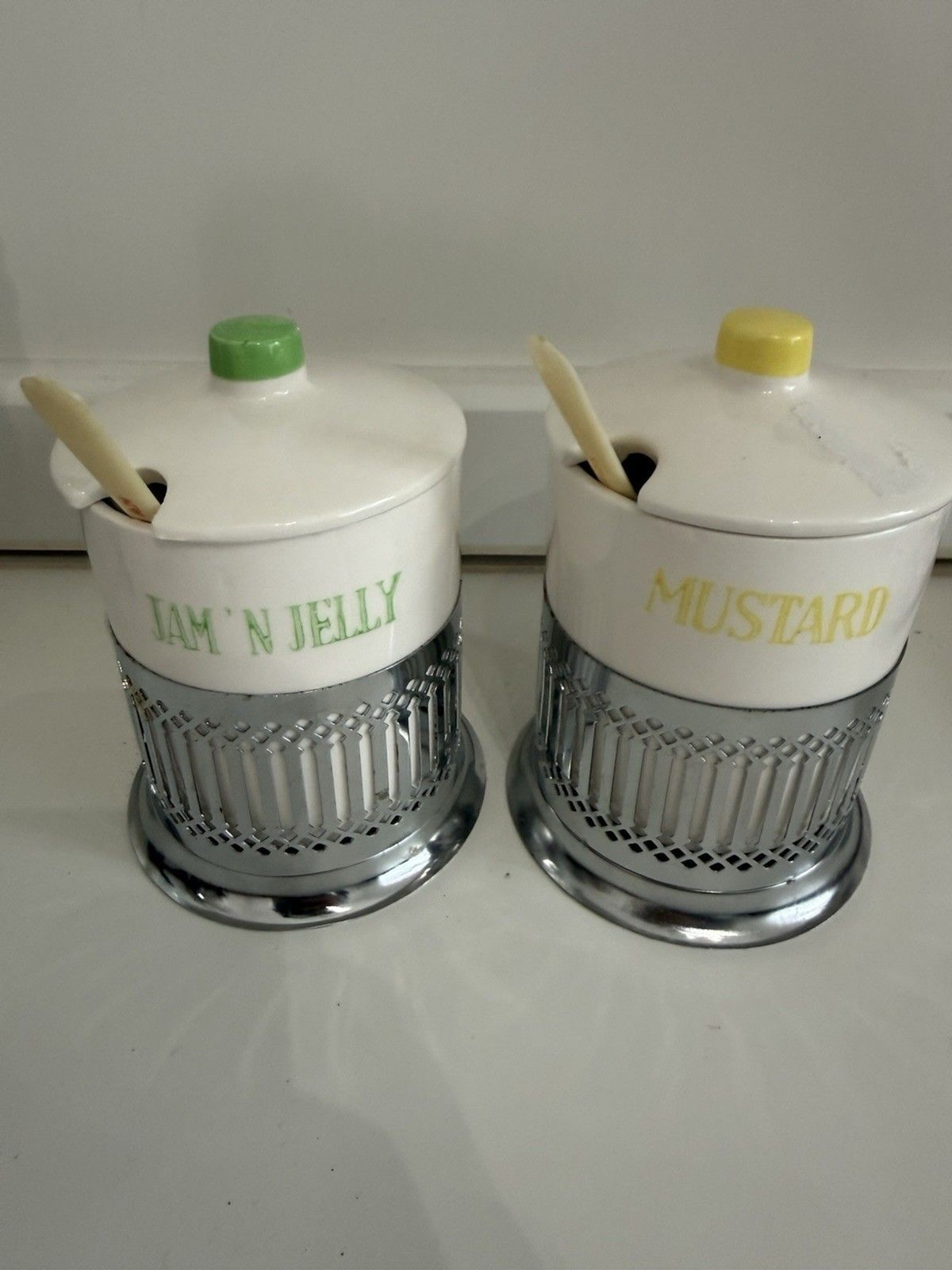 Vintage Kitchen King Condiment Set (2) from Japan