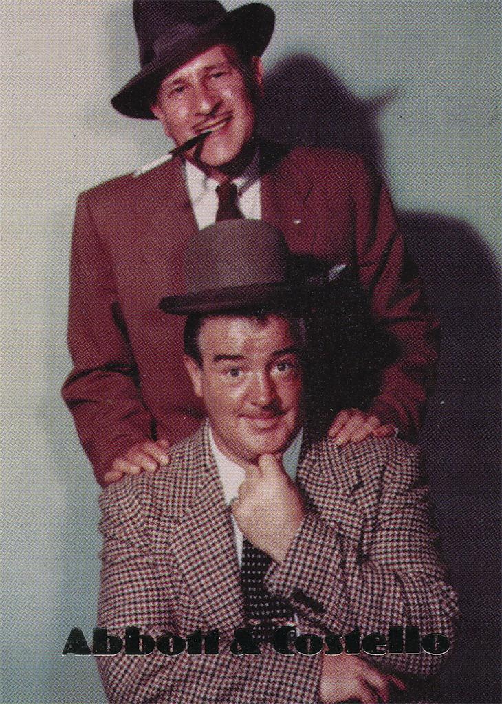 1996 Abbott & Costello Promo Trading Card P1