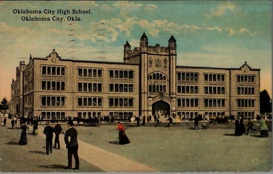 1913 Postmark, Oklahoma City High School, Oklahoma CIty, Okla., 2374