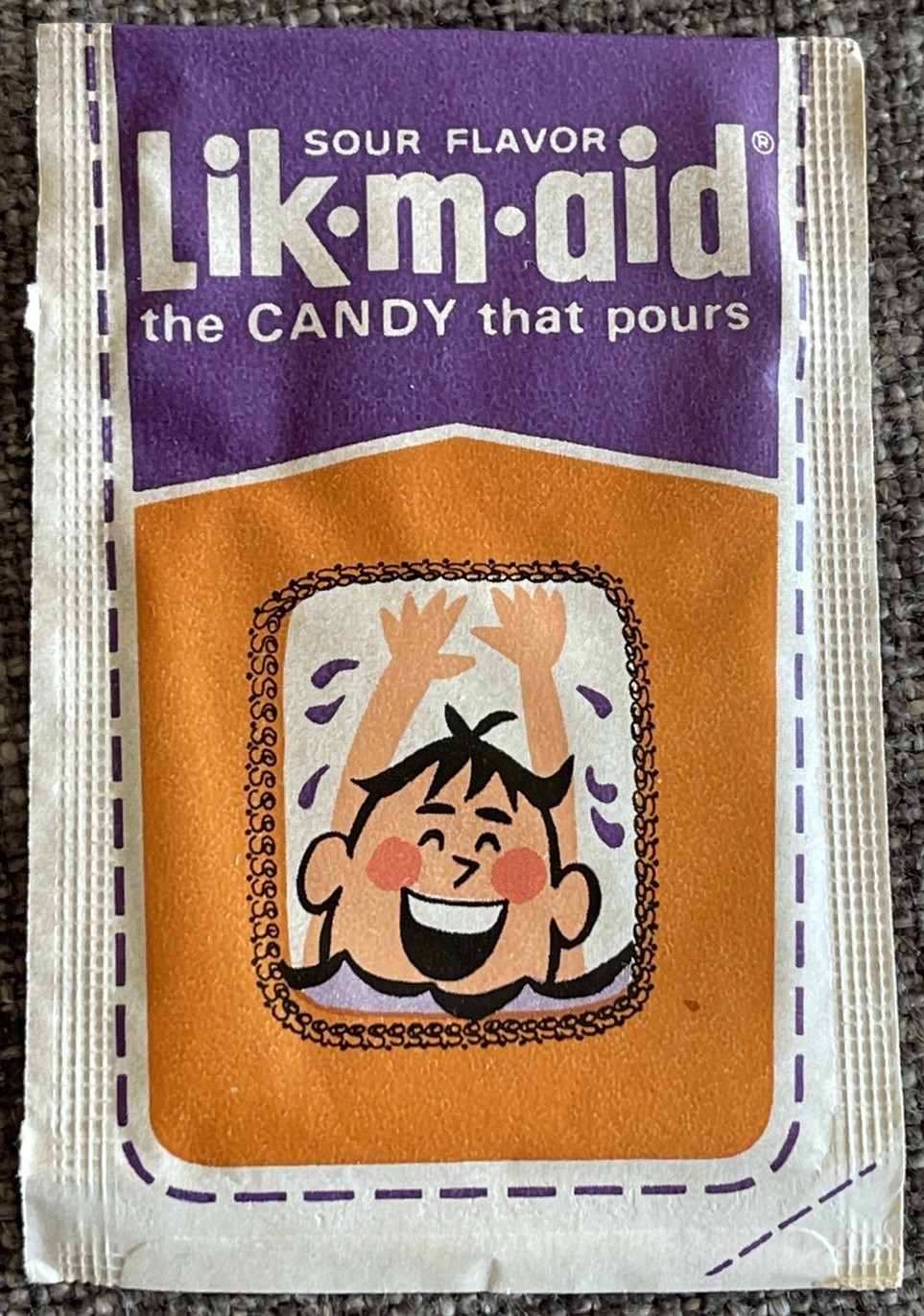 Vintage 1960's LIK-M-AID The Candy That Pours  Sealed  NOS  1 Cent Pack  RARE